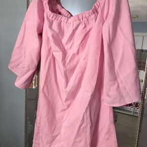 YOINS Baby Pink Summer Dress